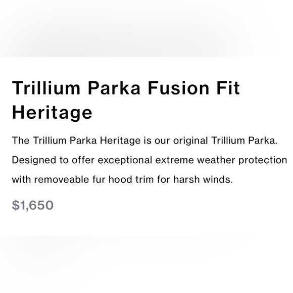 Canada Goose Trillium Parka, Fusion Fit (Petite) Size S, Red - Picture 4 of 13